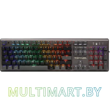 Клавиатура A4Tech Fstyler FS100 Neon (серый/черный)